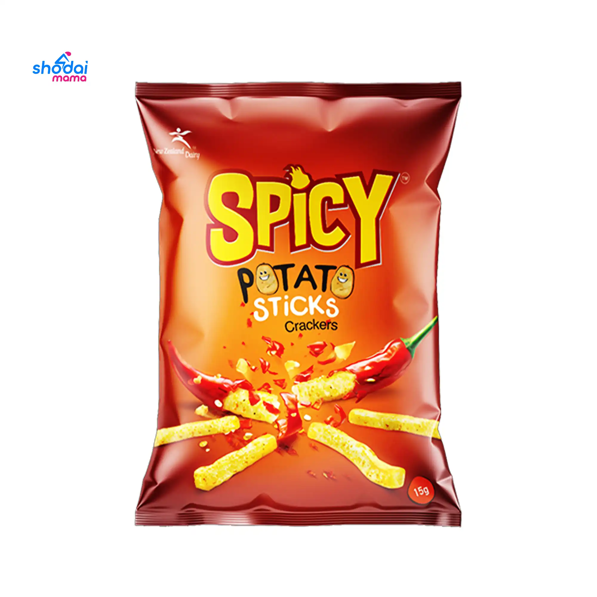 Spicy Potato Sticks Crackers 15gm